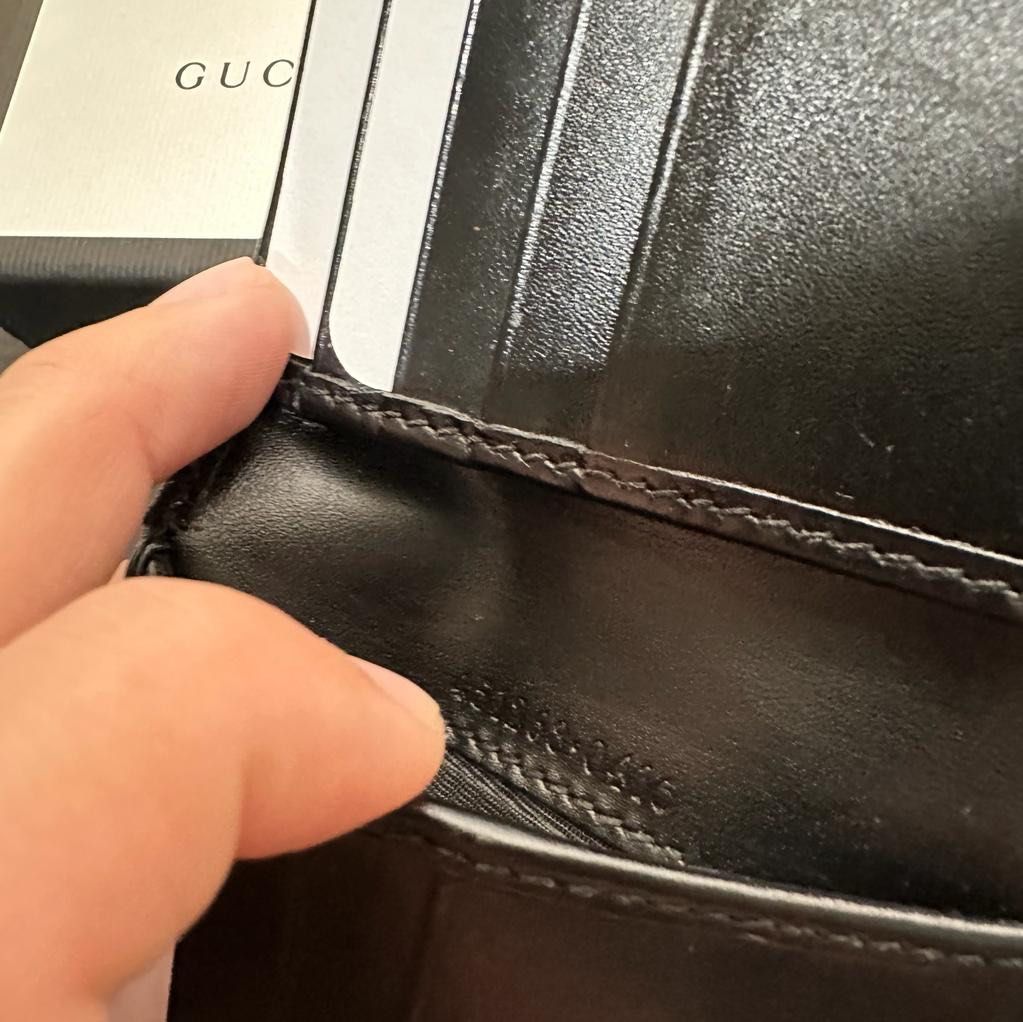 Gucci Kingsnake Print GG Supreme Wallet