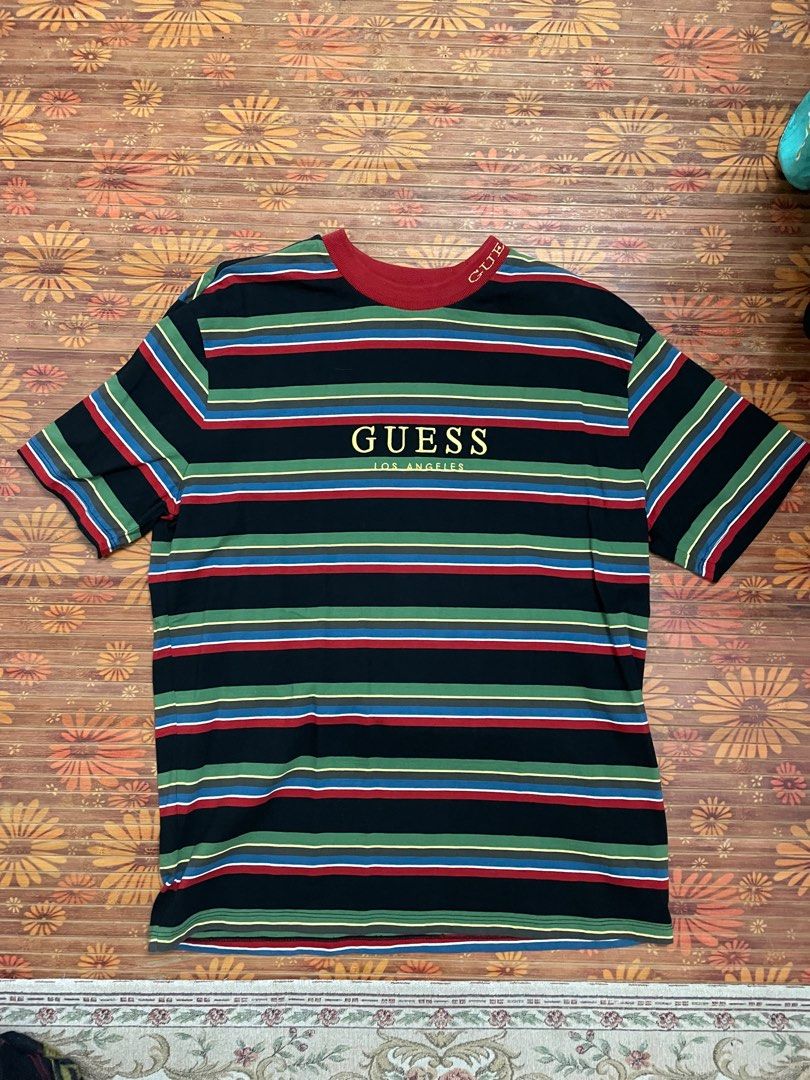 Guess striped tee Men s Fashion Tops Sets Tshirts Polo