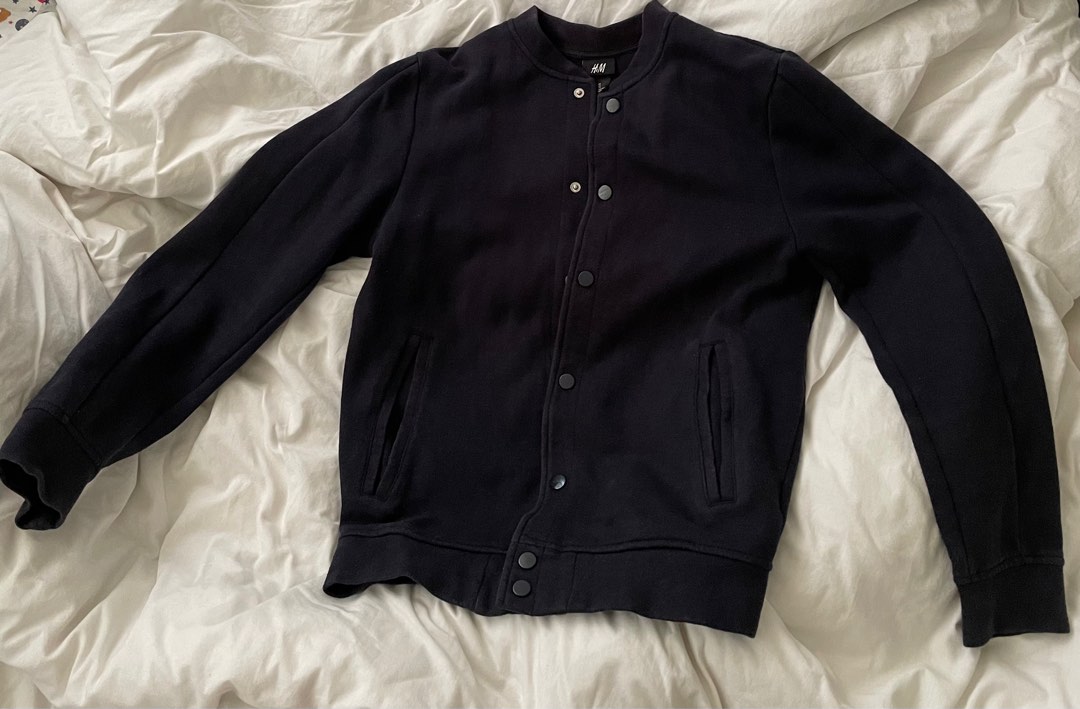 H and m black bomber jacket clearance