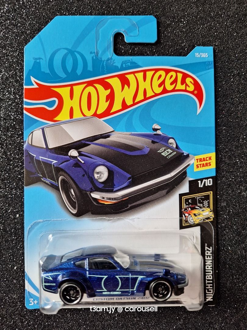 Hot wheels custom datsun 240z blue cheap