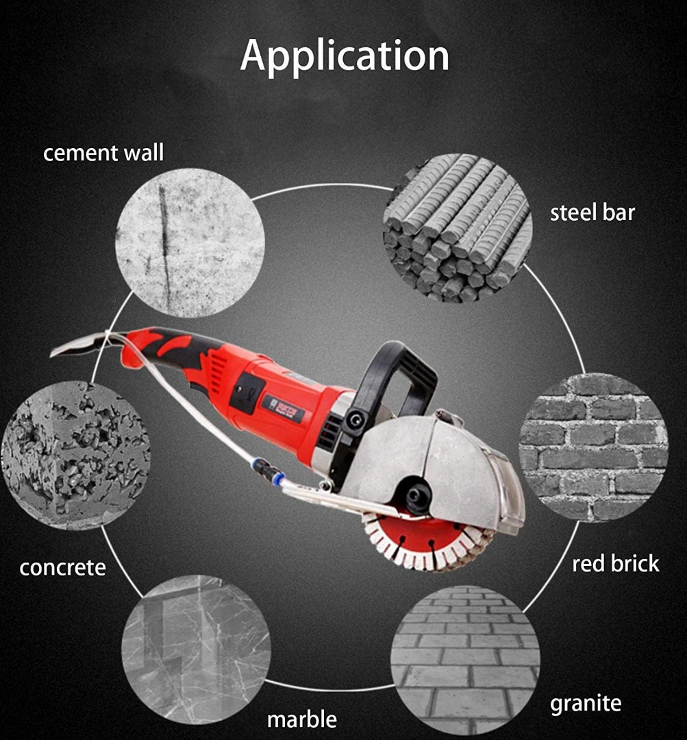 Huanyu Electric Wall Chaser Wall Grooving Machine 7500 RPM 4000W 220V