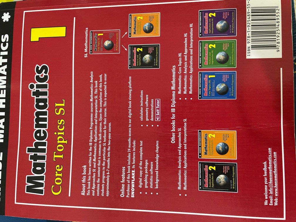 語学・辞書・学習参考書 Mathematics Core Topics HL 1 語学・辞書