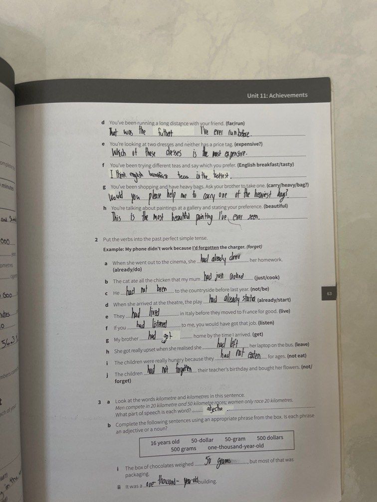 Igcse second language english workbook hobbies toys books
