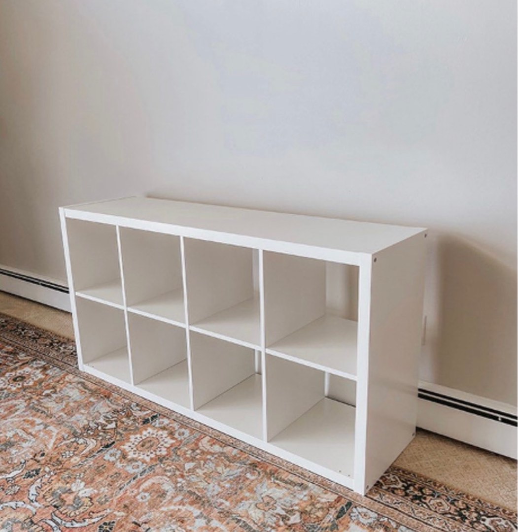 Ikea kallax shelving units high gloss white, Furniture & Home Living