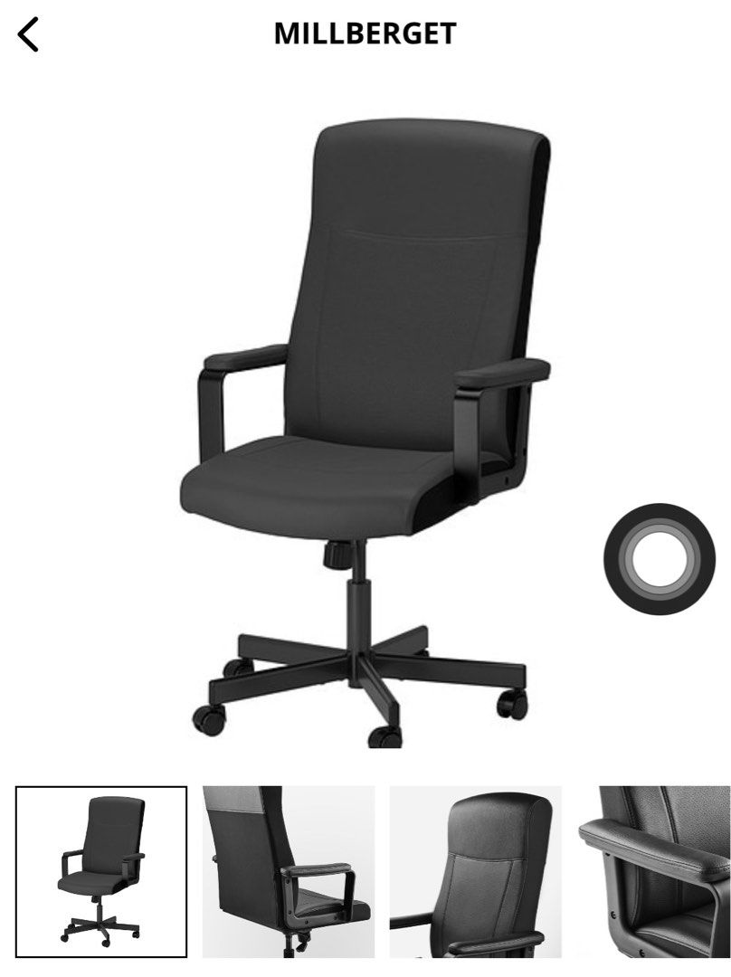 ikea office chairs, Furniture & Home Living, Furniture, Chairs on Carousell