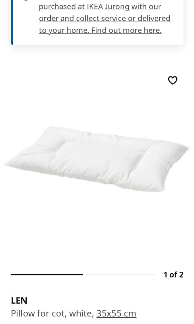 Ikea toddler pillow, Furniture & Home Living, Bedding & Towels on Carousell
