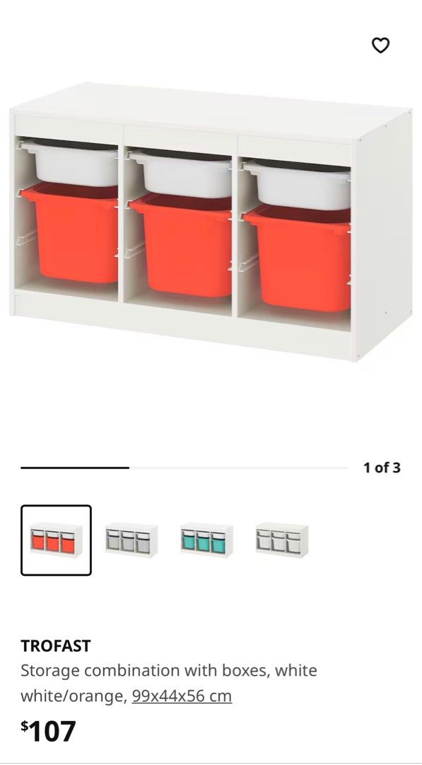 Ikea Trofast Storage, Furniture & Home Living, Furniture, Shelves
