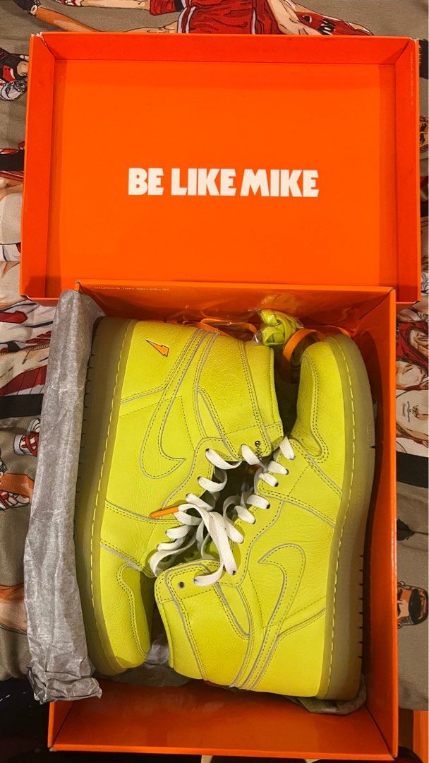 Jordan 1 deals gatorade lemon lime