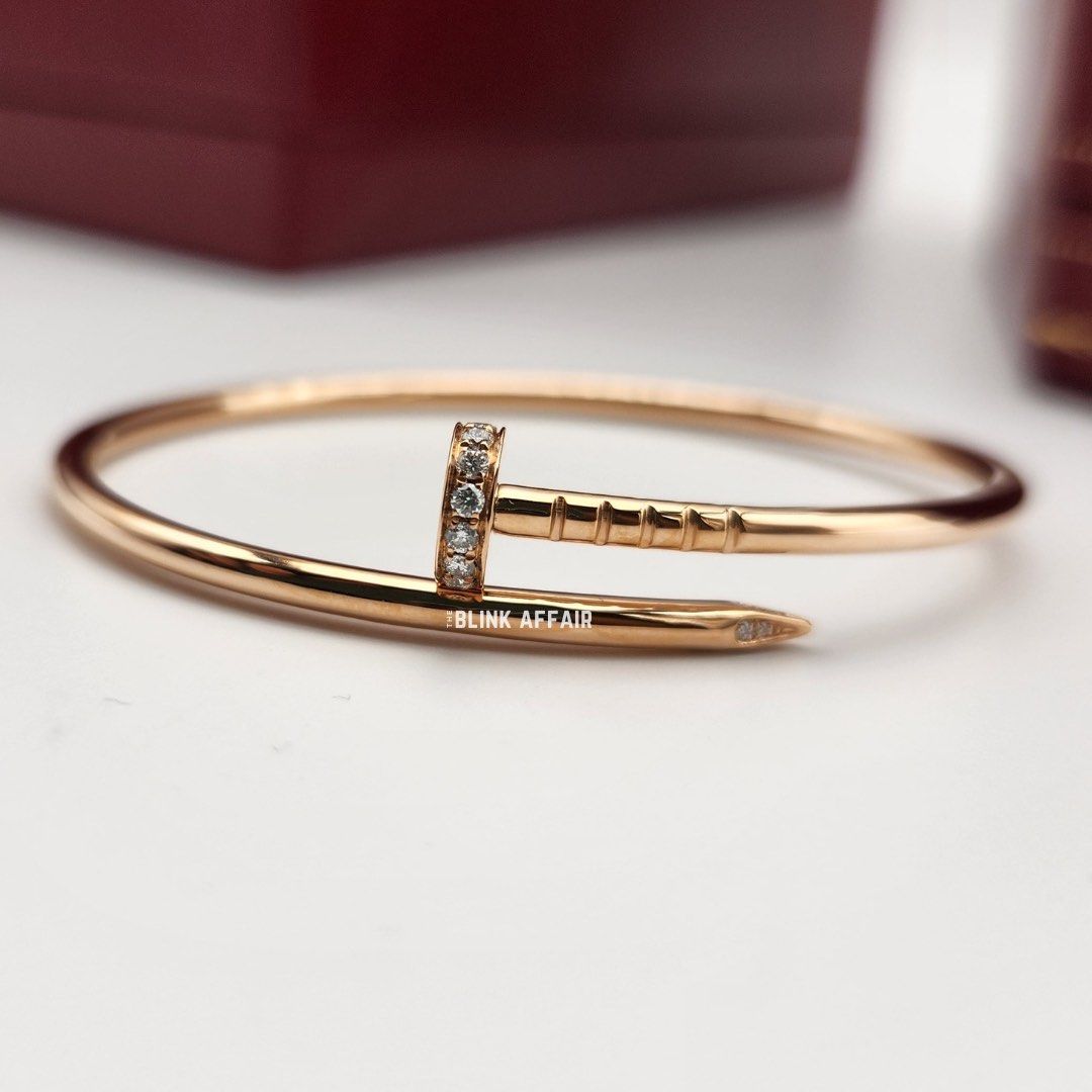 Cartier nail rose gold shop