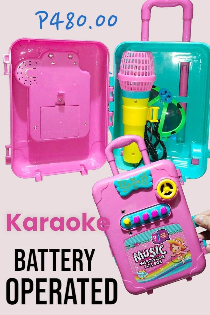 Karaoke Pullbox Microphone toys Hobbies Toys Toys Games on