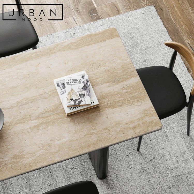 Keston white outlet dining table