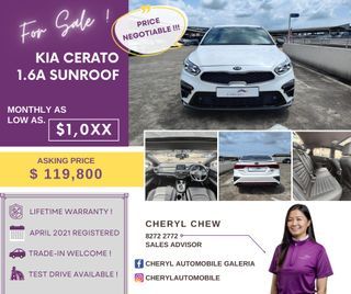 Kia Cerato 1.6A SUNROOF