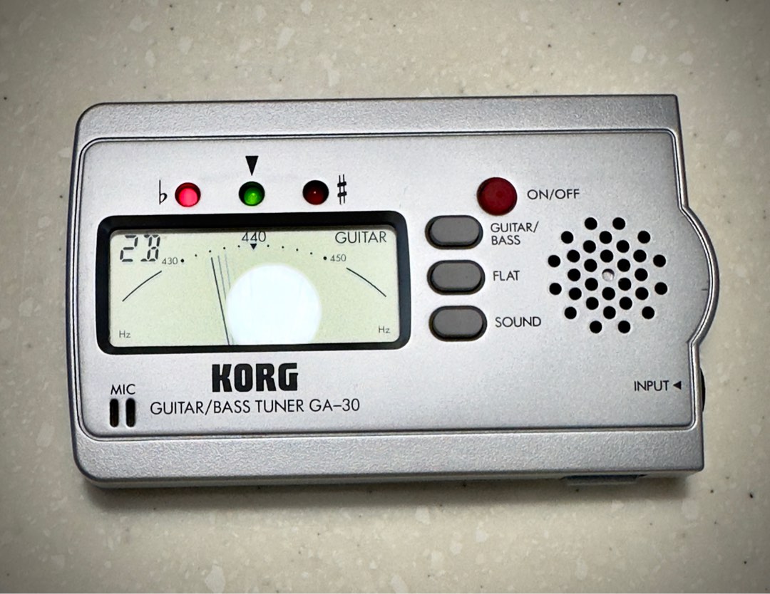 Guitar / Bass Tuner GA30, Hobbies & Toys, Music & Media, Music