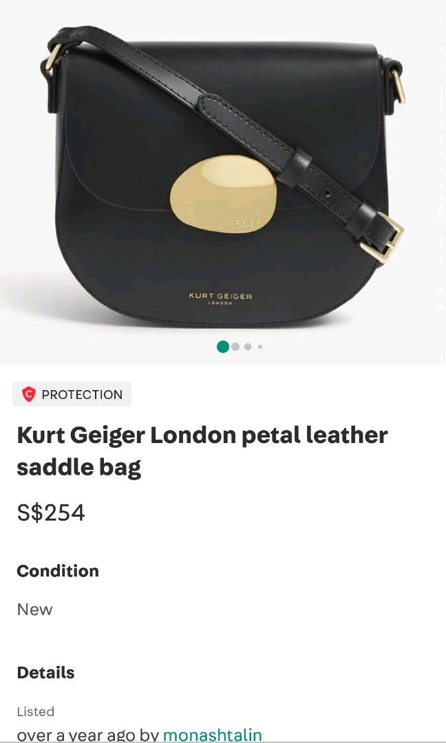 Kurt geiger sale petal saddle bag