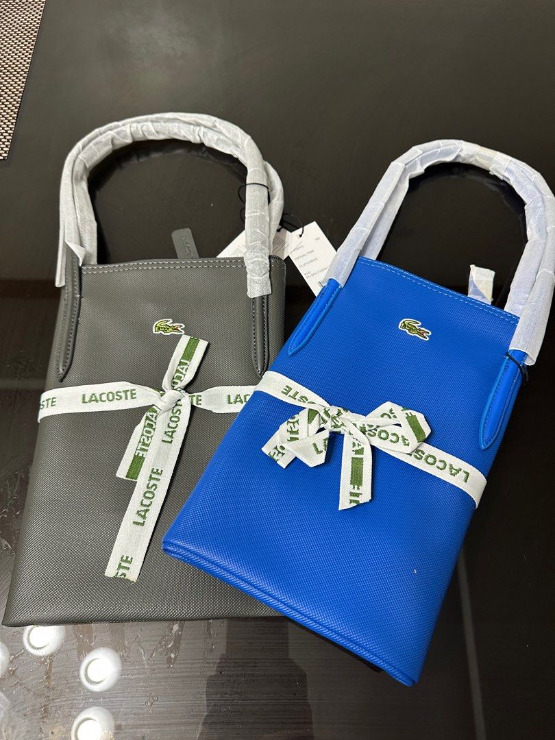 Lacoste horizontal store tote bag dimensions