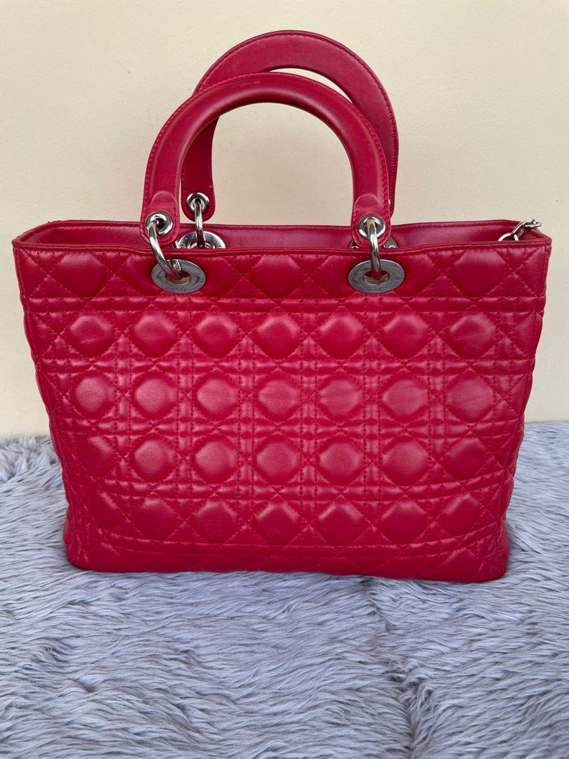 Lady dior large with strap entrupy certificate of authenticity on carousell