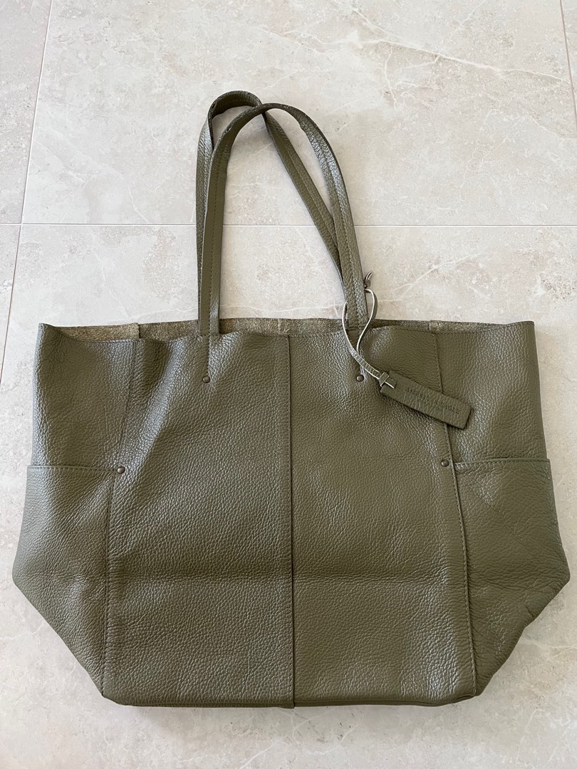 American eagle deals leather tote