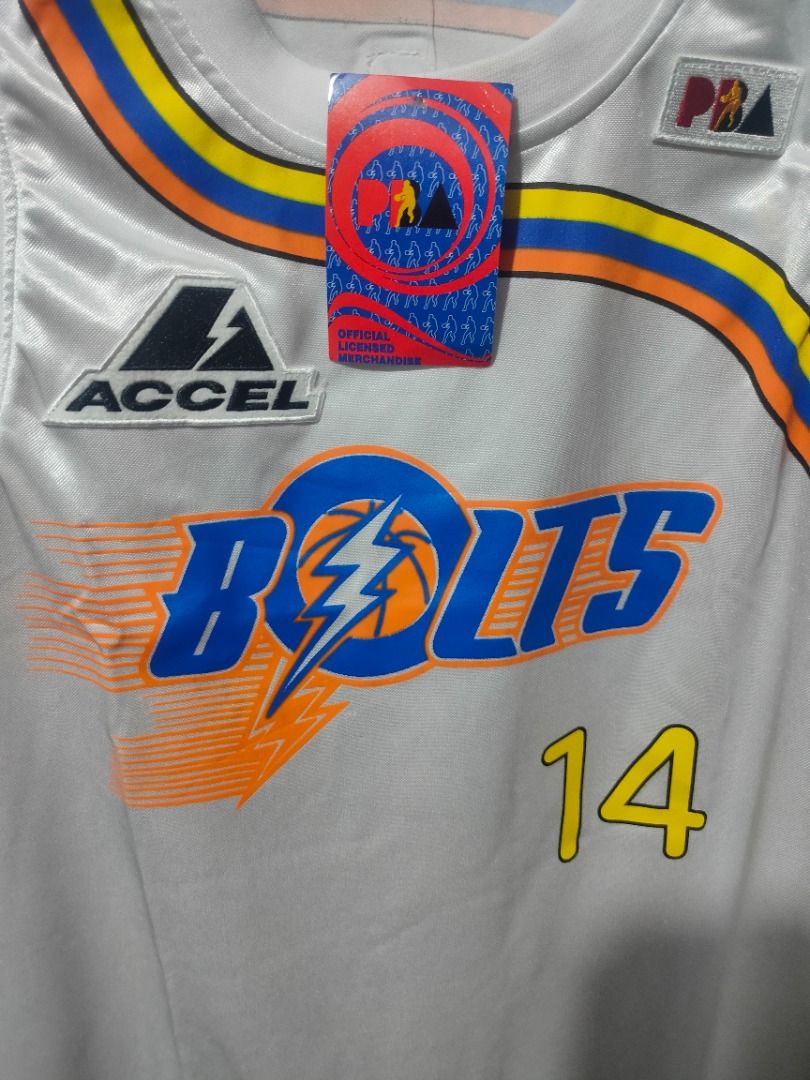 Legit Accel Jersey Meralco Bolts Mac Cardona on Carousell