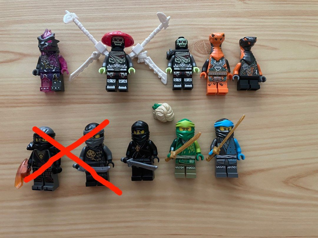 Lego NinjaGo Minifigures Bundle, Hobbies & Toys, Toys & Games on Carousell
