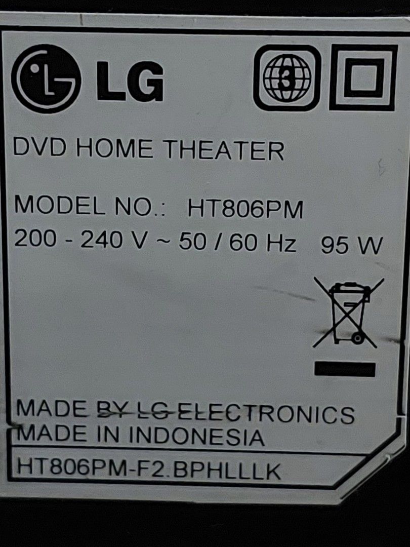 LG HT806 Home Theater, Audio, Soundbars, Speakers & Amplifiers on