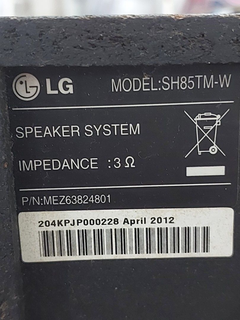 LG HT806 Home Theater, Audio, Soundbars, Speakers & Amplifiers on