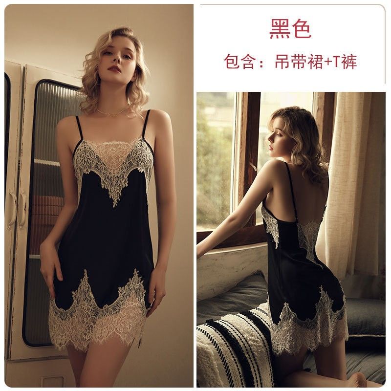 PREMIUM Lingerie (+G-String) Sleepdress Nightdress Sleepwear Nightwear  Nightie Nightgown Pyjamas Pajamas Evening Wear Evening Dress/Wedding  Gift/Birthday Gift/Wedding Present/Birthday Present/Hen Party Gift/Hen  Party Present, Women's Fashion, New