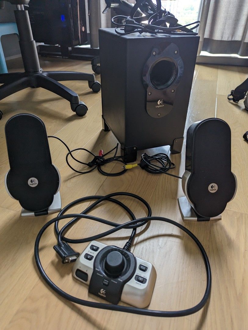 Logitech speakers and bass, Audio, Soundbars, Speakers & Amplifiers on