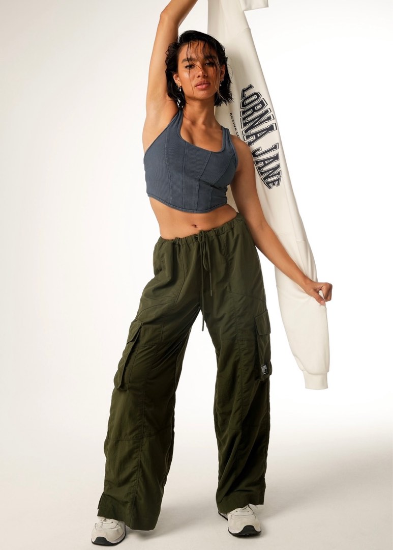 Lorna Jane y2k Green Cargo Pants Women s Fashion Bottoms Other