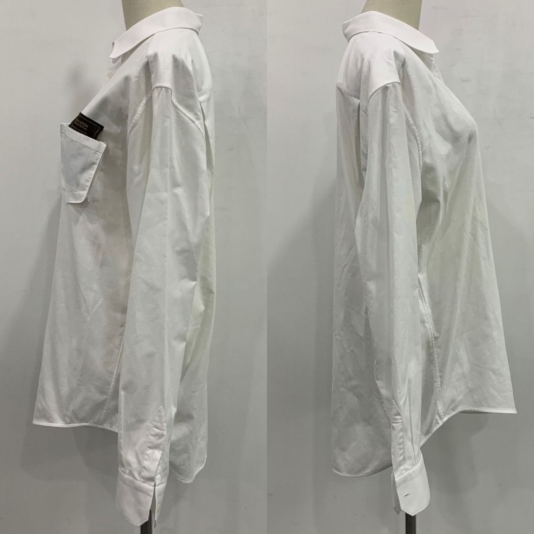 Louis Vuitton 3D Pocket Oxford DNA Shirt White. Size M0