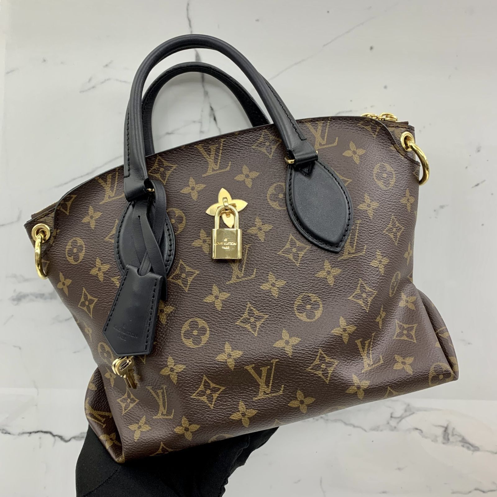 Louis Vuitton Flower Tote Noir Monogram Bag, Luxury, Bags & Wallets on  Carousell