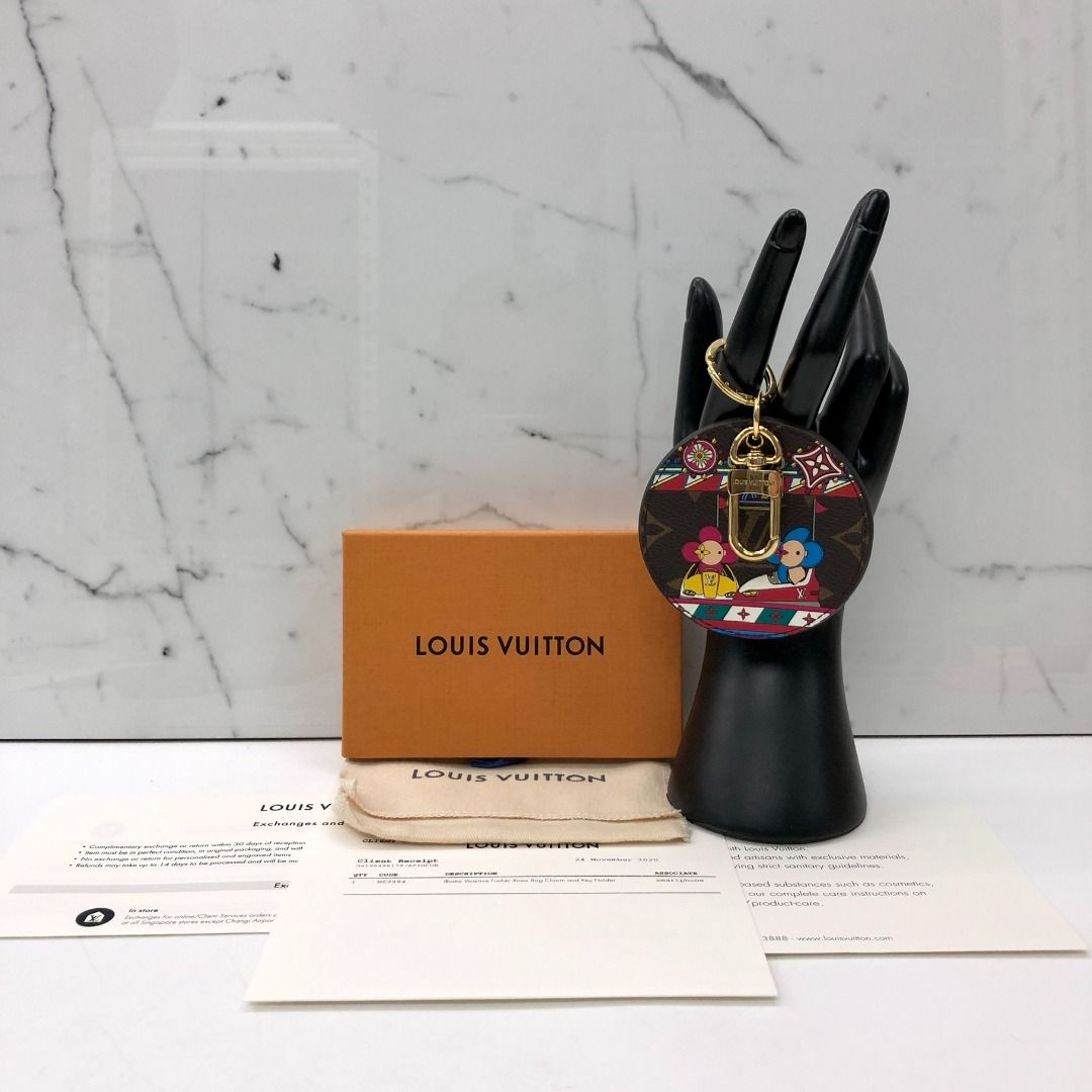 Louis Vuitton Illustre Vivienne Funfair Xmas Bag Charm and Key