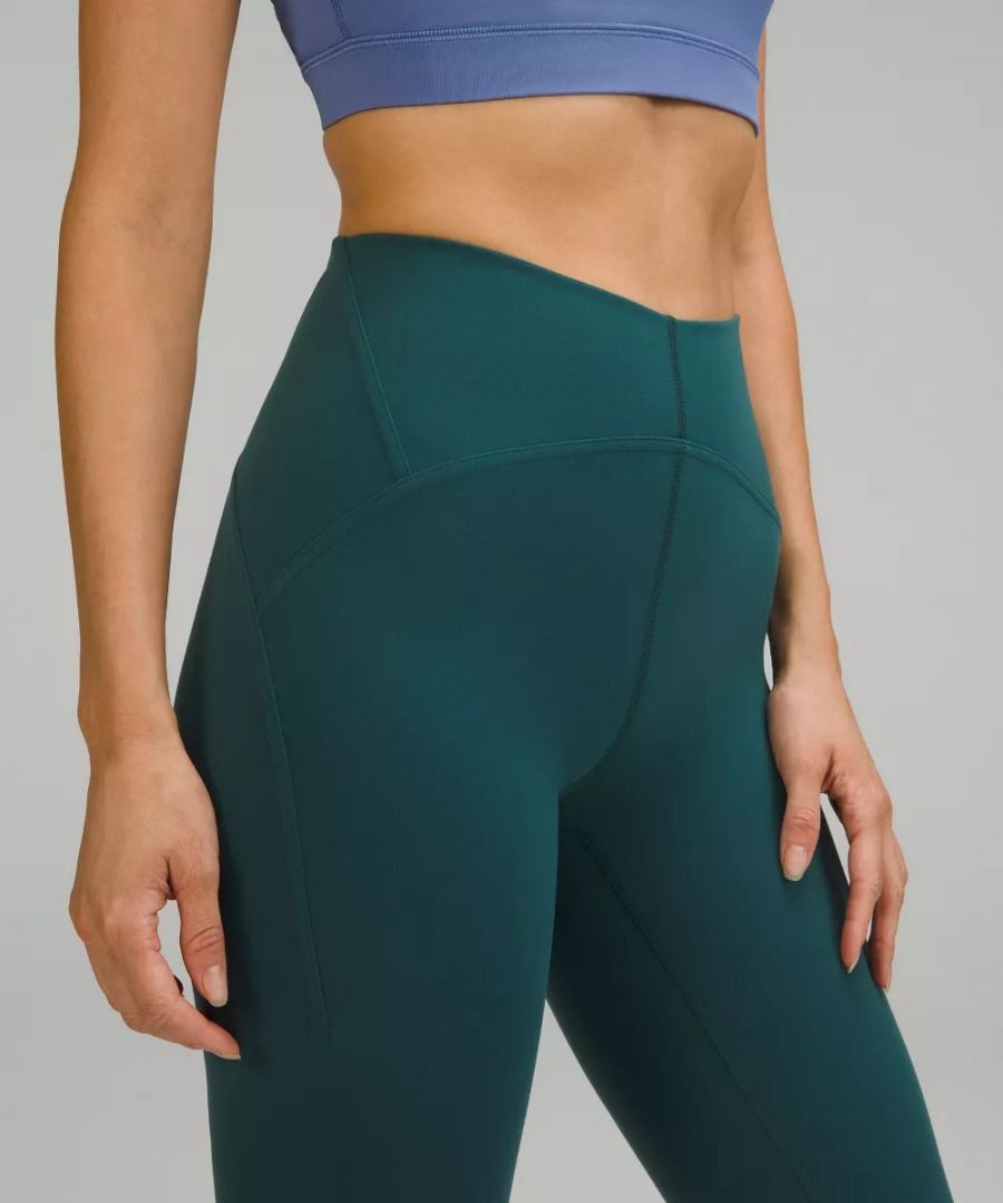 Forest green lululemon leggings hot sale