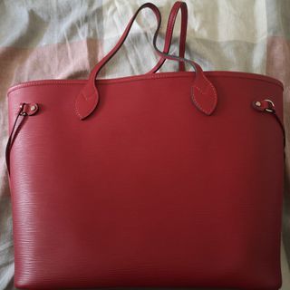 Louis Vuitton Red Epi leather small wallet, Luxury, Bags & Wallets on  Carousell