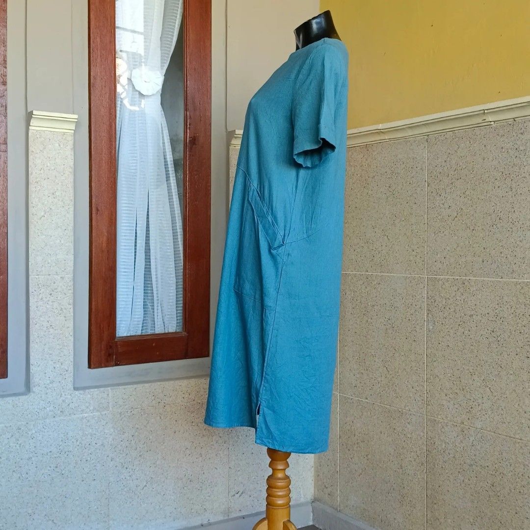 Max studio linen dress clearance