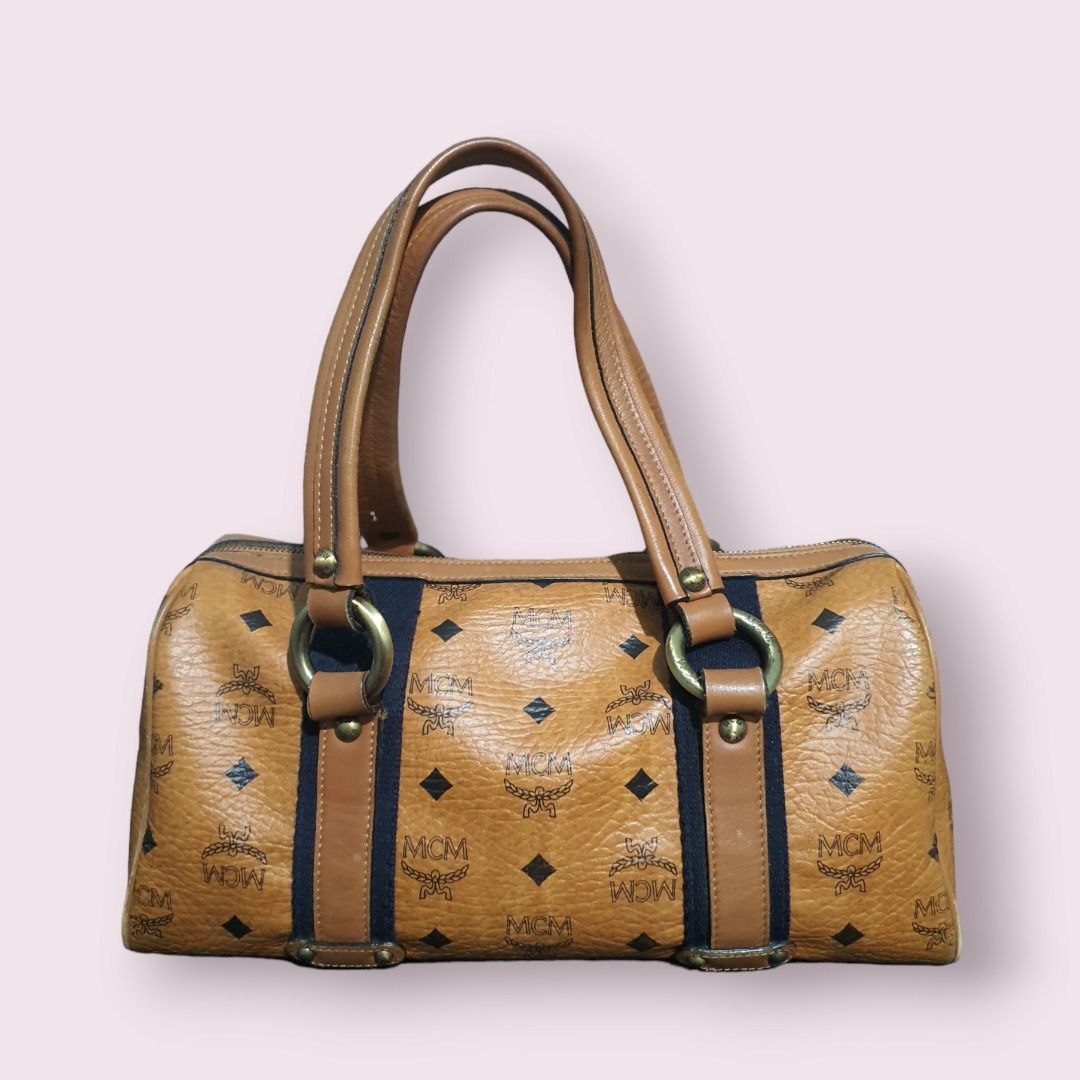 MCM COGNAC PAPILLON, Luxury, Bags & Wallets on Carousell