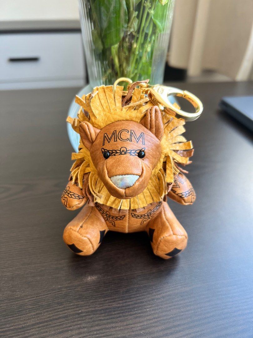 Mcm lion keychain shop