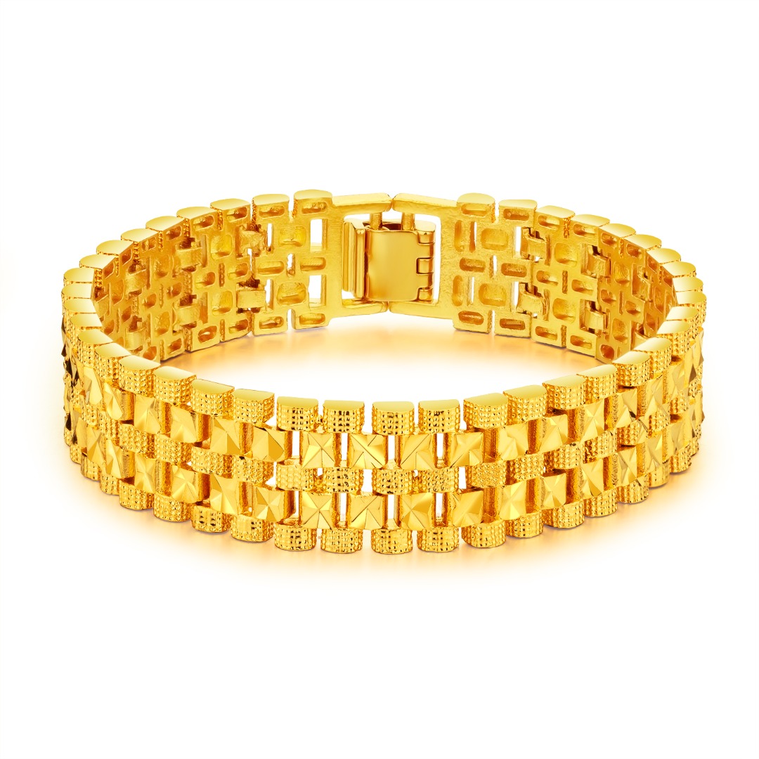 Mens bracelet gold new arrivals with price