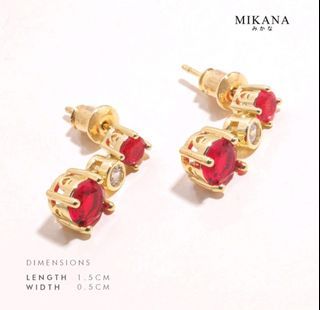 Mikana Red Crystal 14k Gold Plated
710%
Kohaku Stud Earrings Accessories Jewelry For women