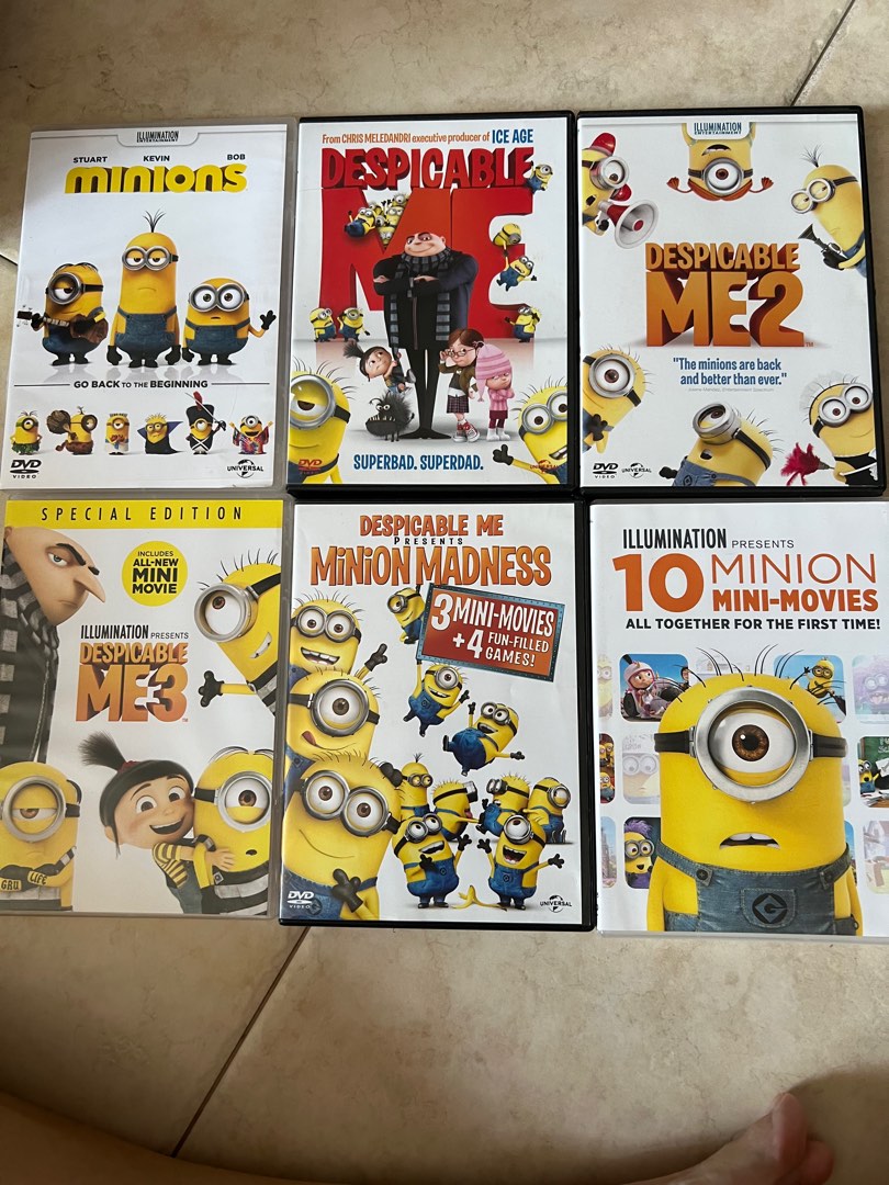 Minions Dvds, TV & Home Appliances, TV & Entertainment, Blu-Ray & Media ...