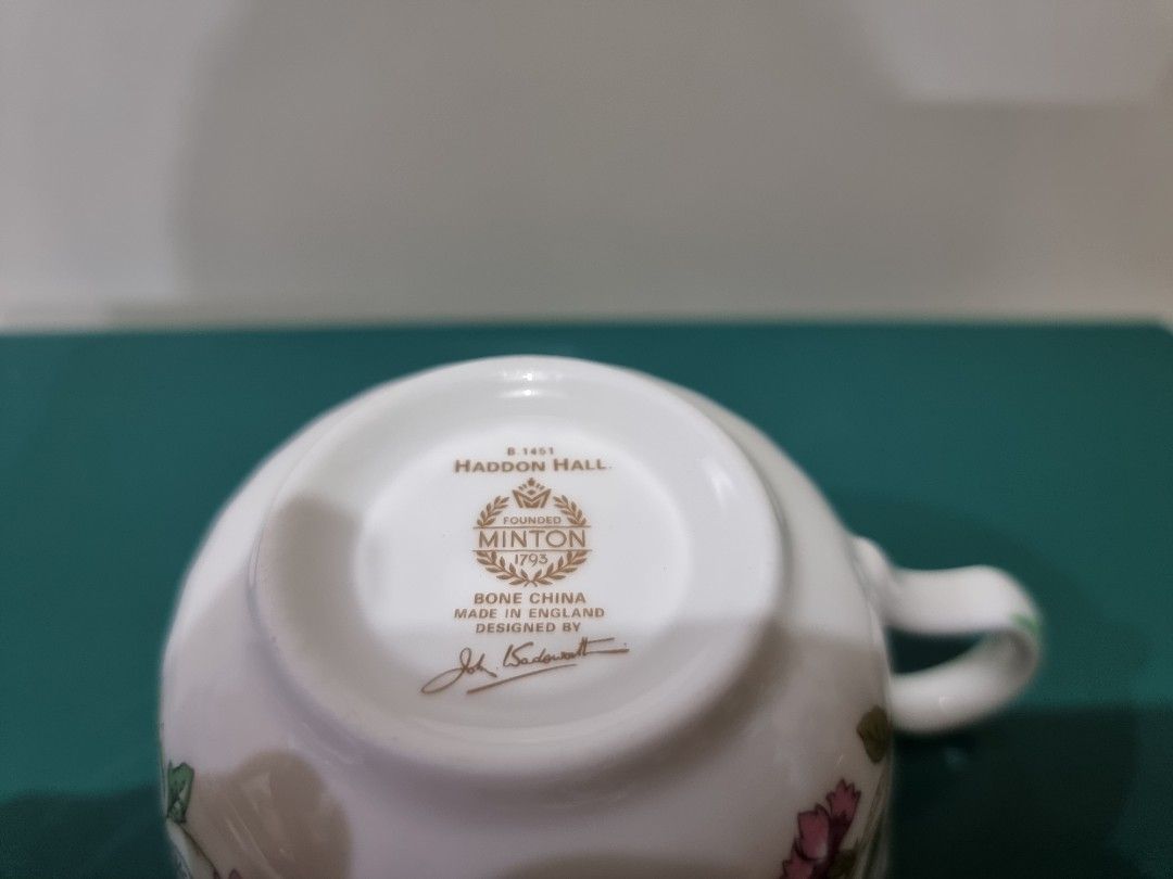 Minton Haddon Hall Tea Cup and Saucer on Carousell