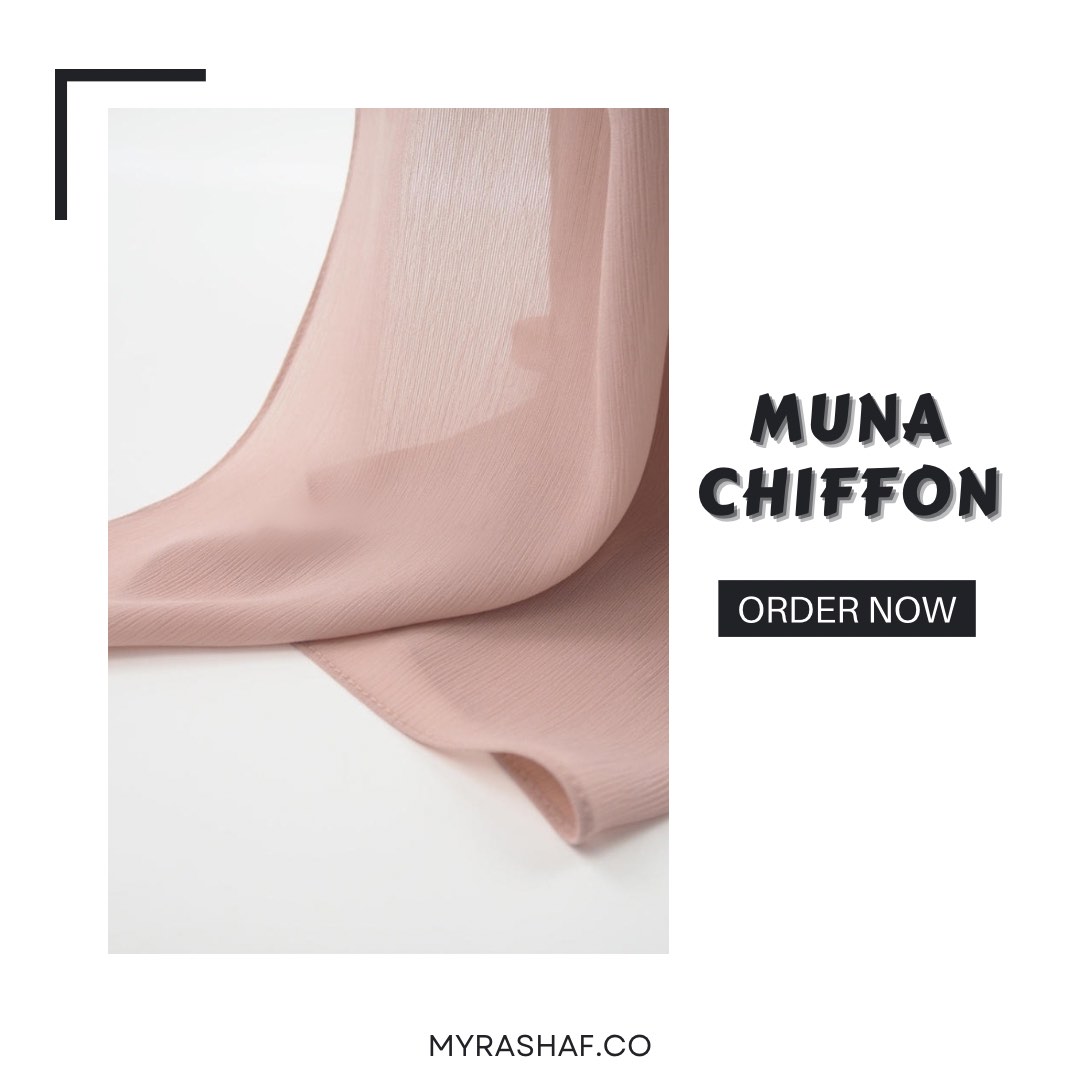 Muna Chiffon Shawls, Women's Fashion, Muslimah Fashion, Hijabs on Carousell