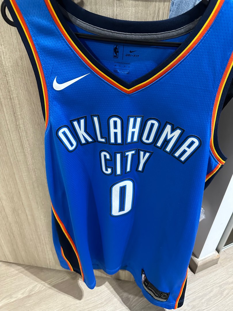 NEW Oklahoma City Thunder Jersey WESTBROOK Nike Dri-FIT Size Youth