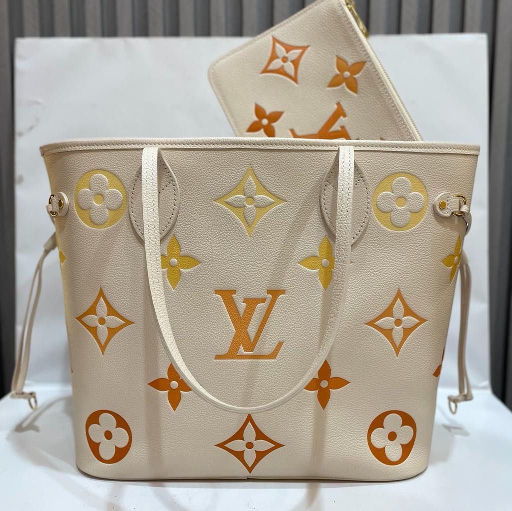 Neverfull Mm White Louis Vuitton Neverfull Tote MM White Canvas