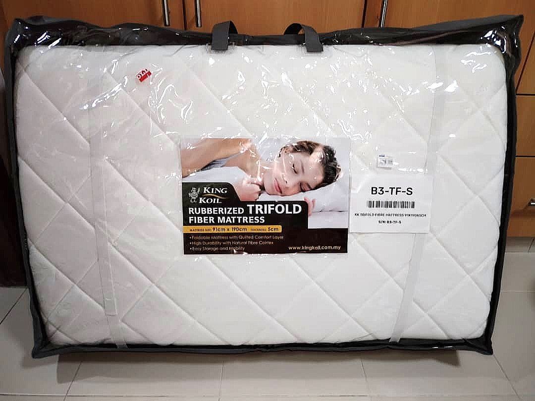 Tri fold fiber 2025 mattress