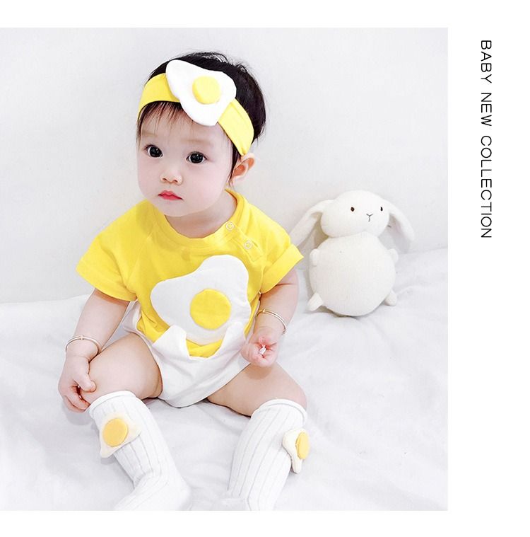 Yellow newborn baby girl outfits cheap