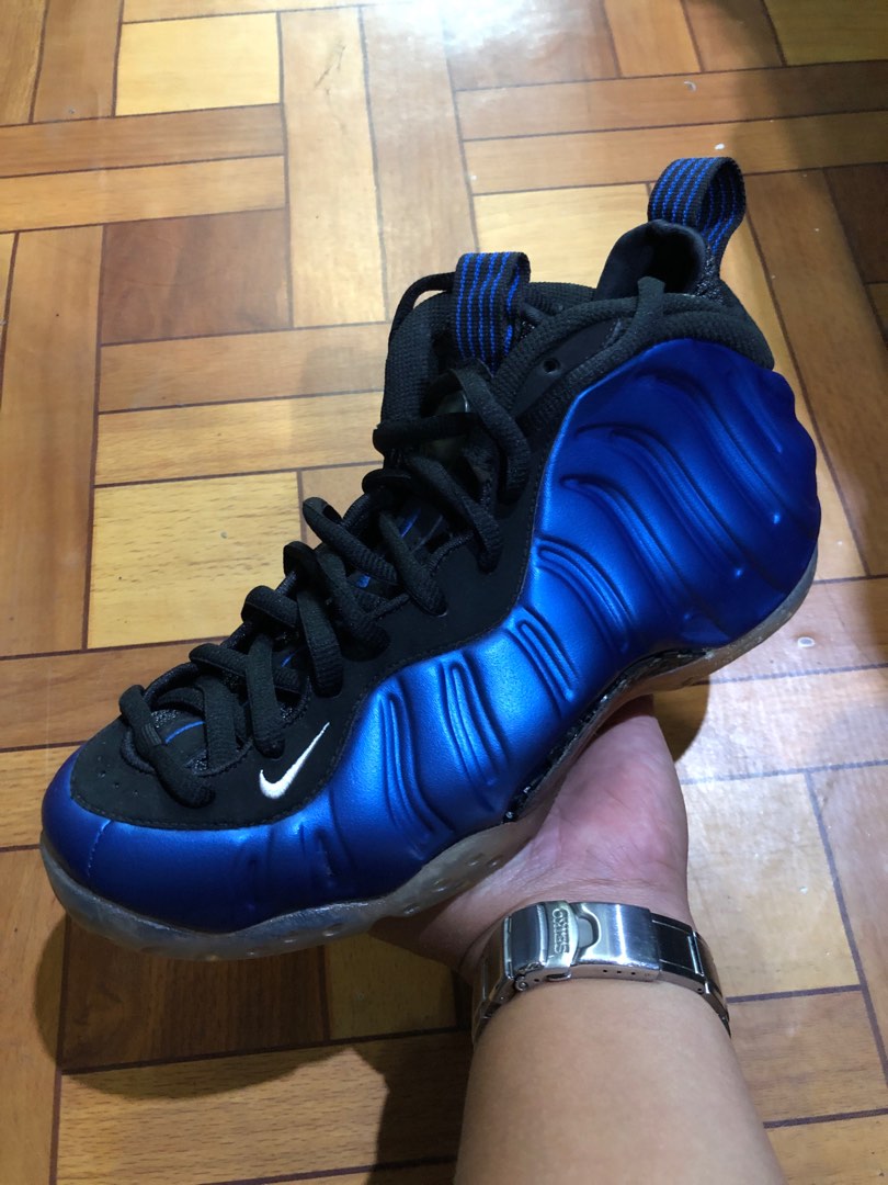 Nike Air Foamposite One Royal Blue(25.5 cm), Men's Fashion