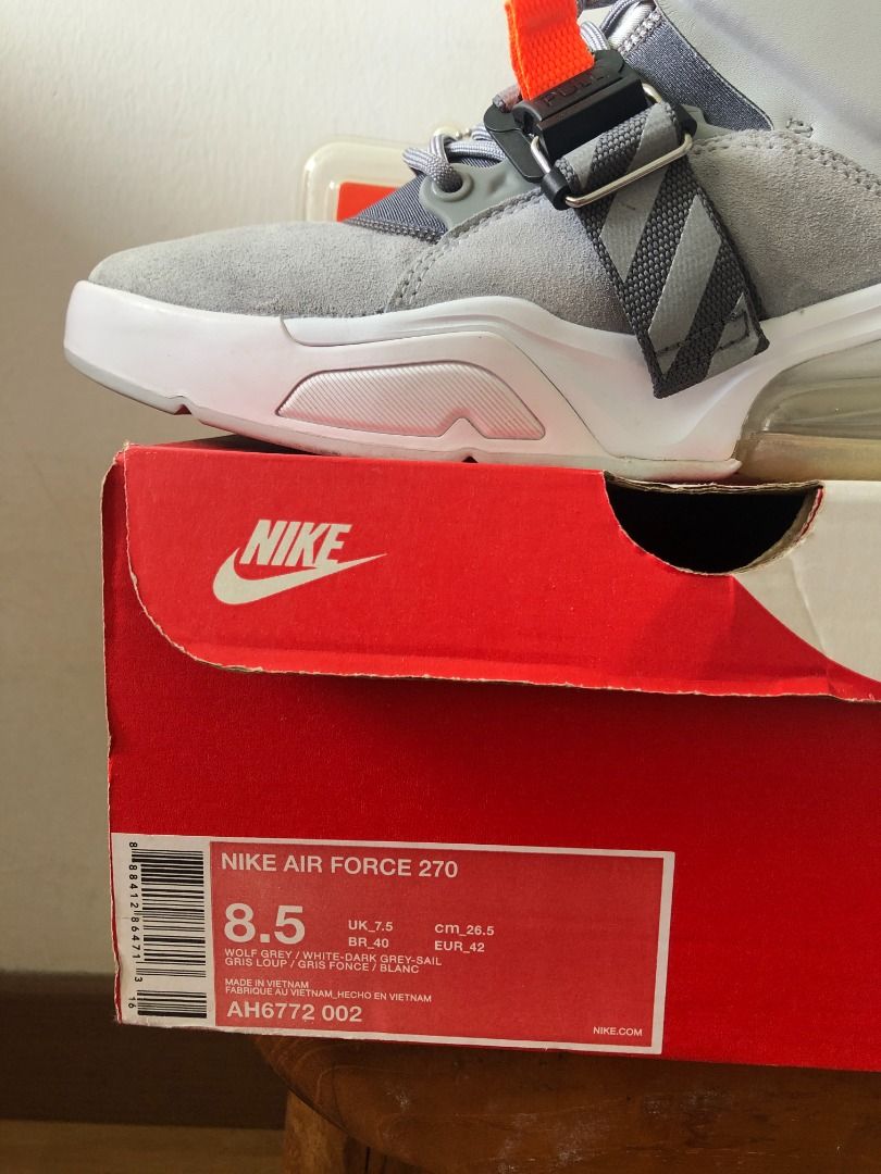 Air force 270 wolf grey on feet store