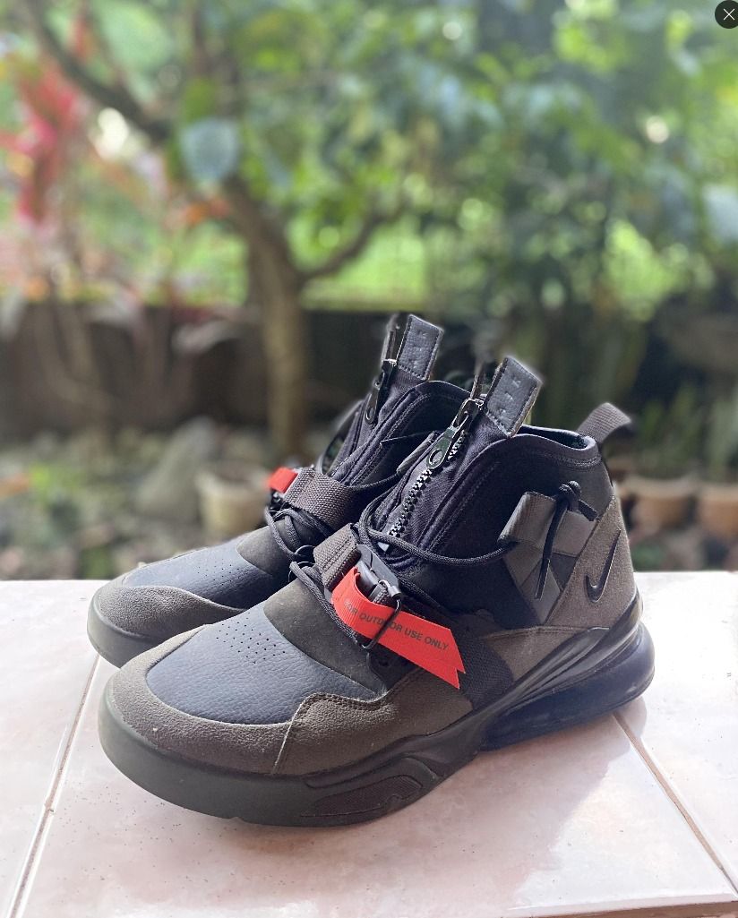 Nike air force 270 black on feet online