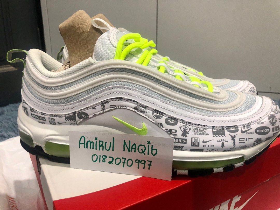 NIKE AIR MAX 97 VOLT REFLECTIVE LOGO Men s Fashion Footwear