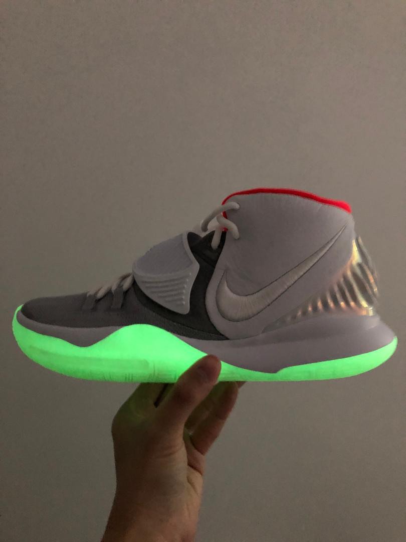 NIKE ID KYRIE 6 Yeezy Solar Platinum US 9.5 Men s Fashion Footwear Sneakers on Carousell
